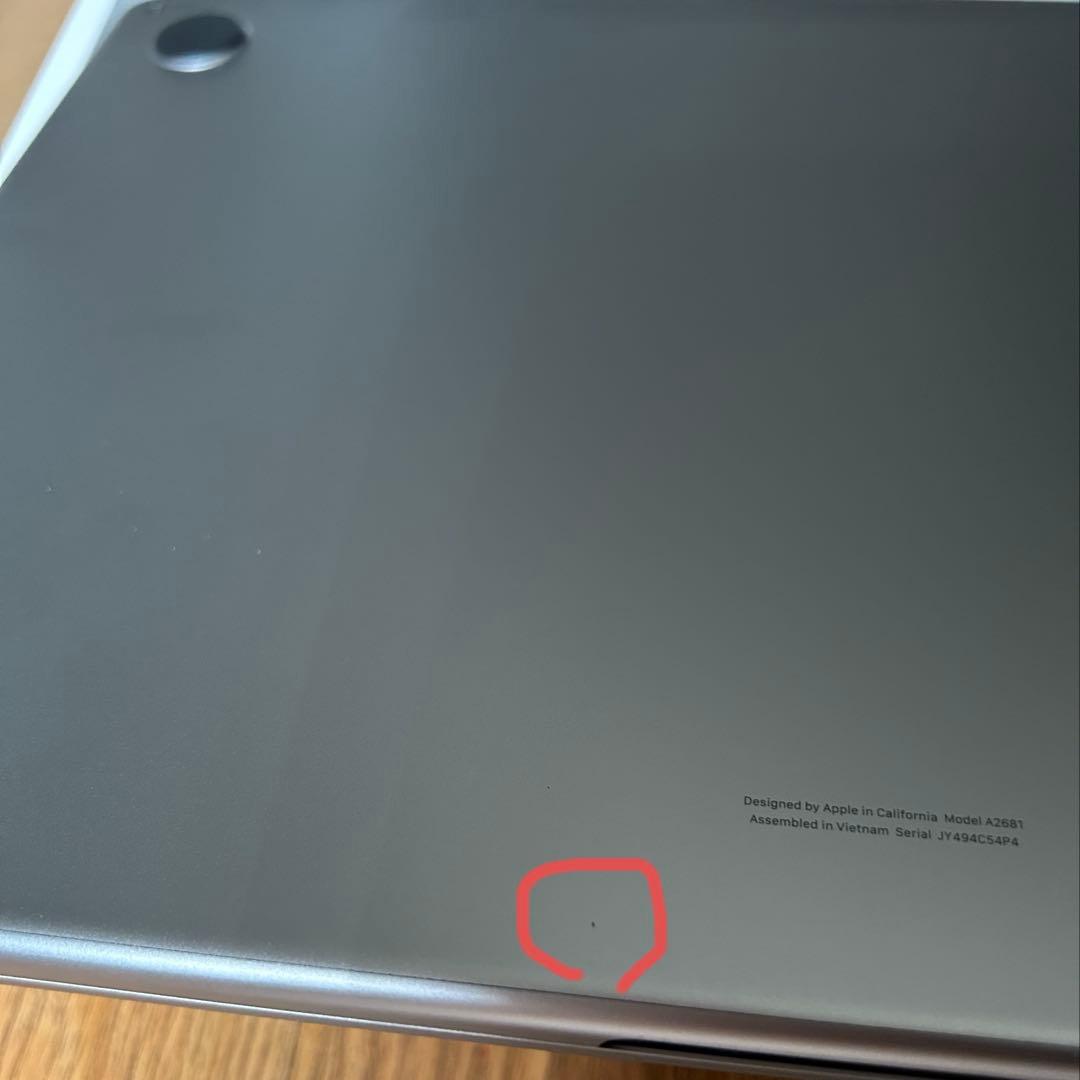 MacBook本体 MacBook Air M2 2022 8GB/256GB