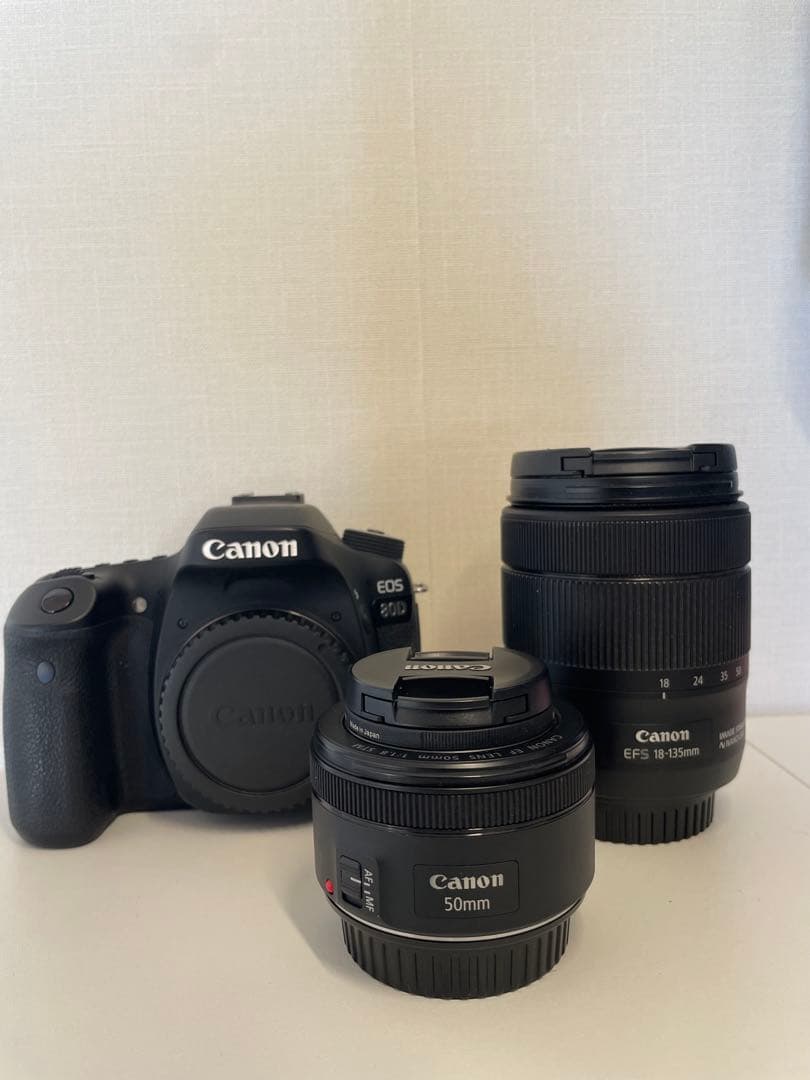 Canon EOS 80D レンズ等　フルセット