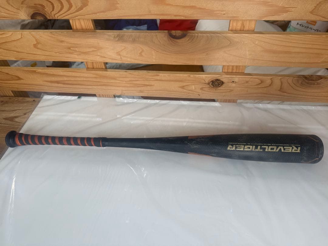 美津和タイガー レボルタイガー イオタDL 少年軟式用FRP製バット80cm