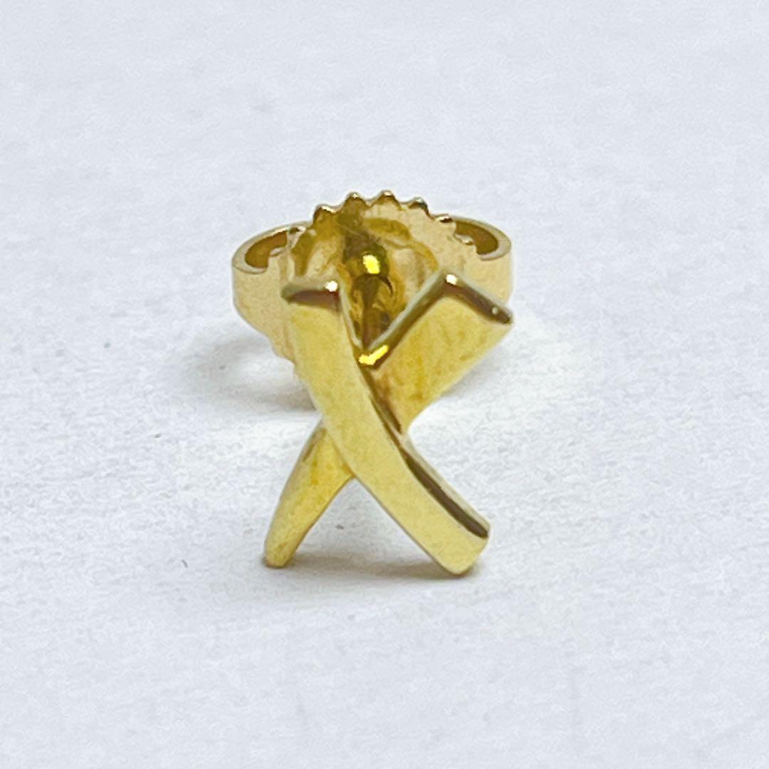 ティファニー　キス　クロス　スタッド　ピアス　750 片方のみ