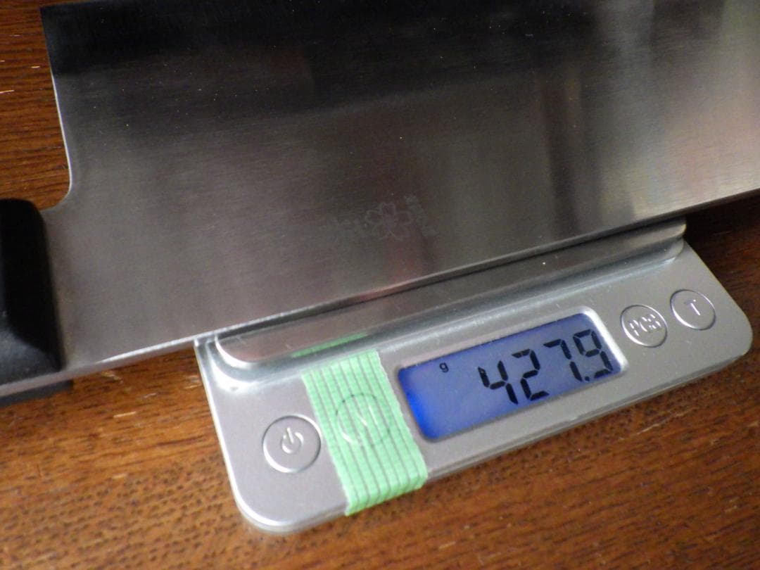 督*森様 INOX鋼/中華包丁★正義作★両刃手研ぎ済み・堺打刃物▲記名有▲