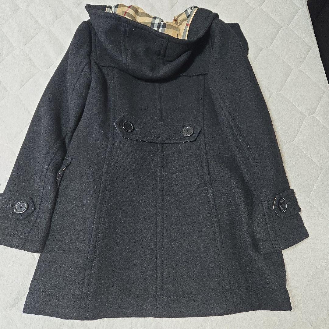 BURBERRY BLUE LABEL ダッフルコ ート 黒 サイズ40