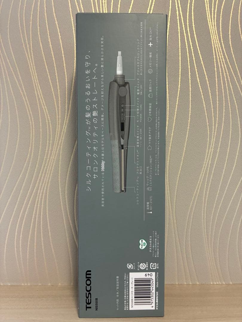 TESCOM プロフェッショナルプロテクトイオンストレートアイロンNIS500B