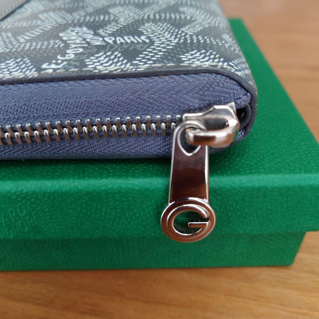 【美品】【購入証明書付】GOYARD/ゴヤール マティニオンGMウォレットグレー