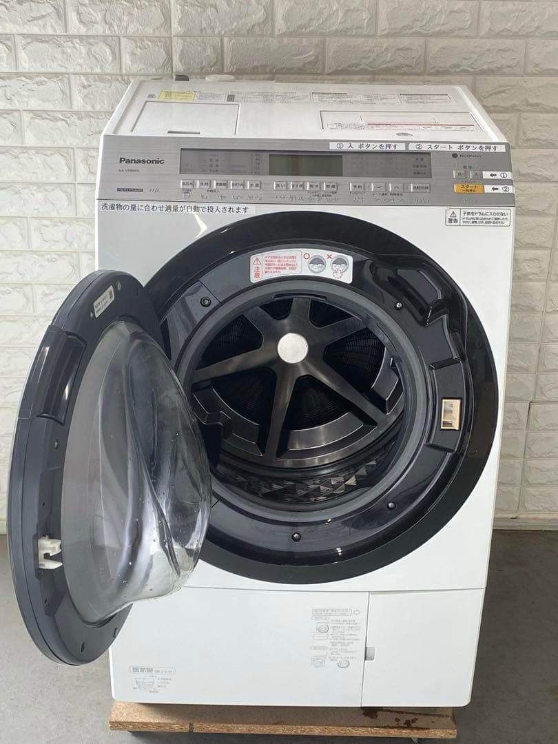 パナソニック左開き ななめドラム NA-VX8800L-W