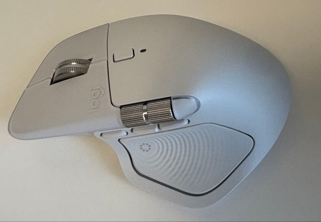 【美品】ロジクール MX MASTER 4 MX2400 ペイルグレー 本体