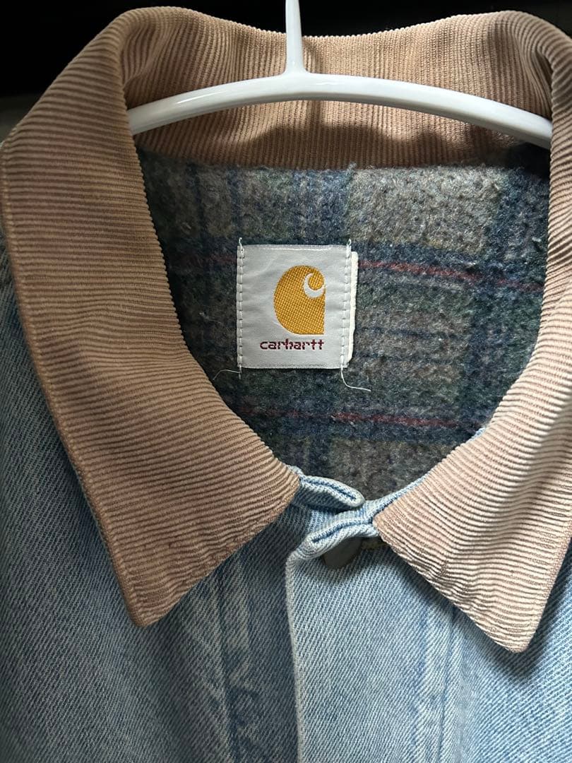 Carhartt 80-90s 　デニムトラッカージャケット　コーデュロイ襟