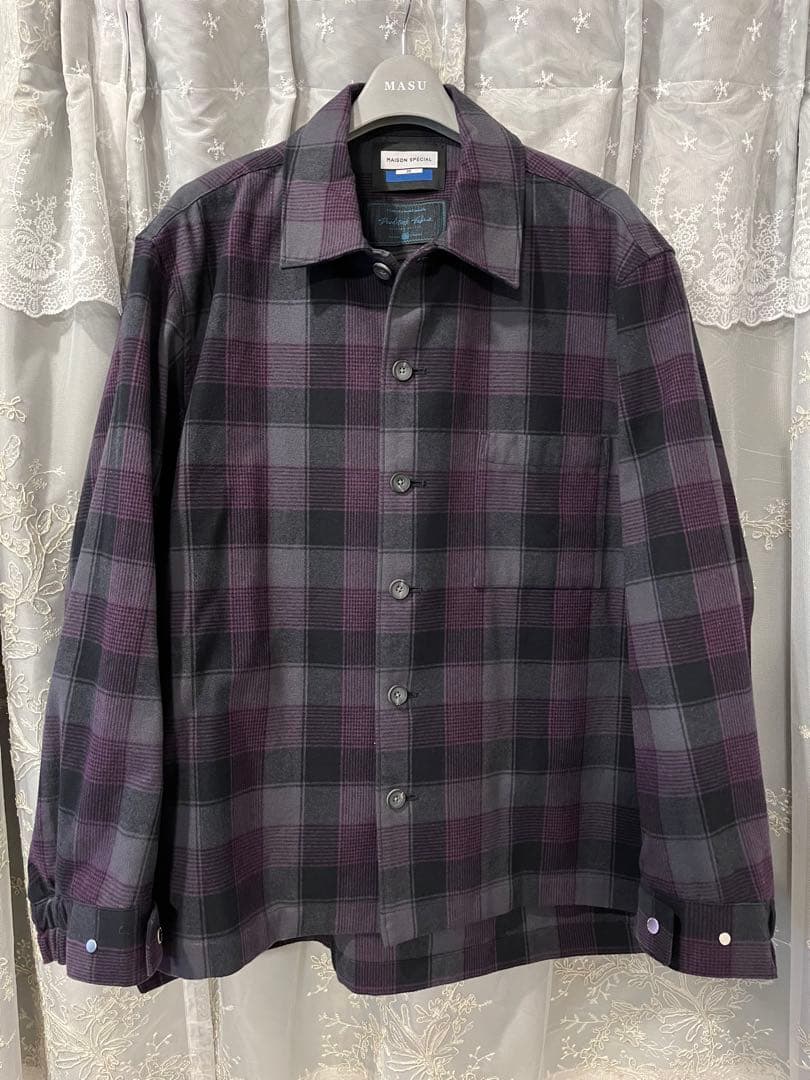 maison special ヘビーウェイトネルシャツ