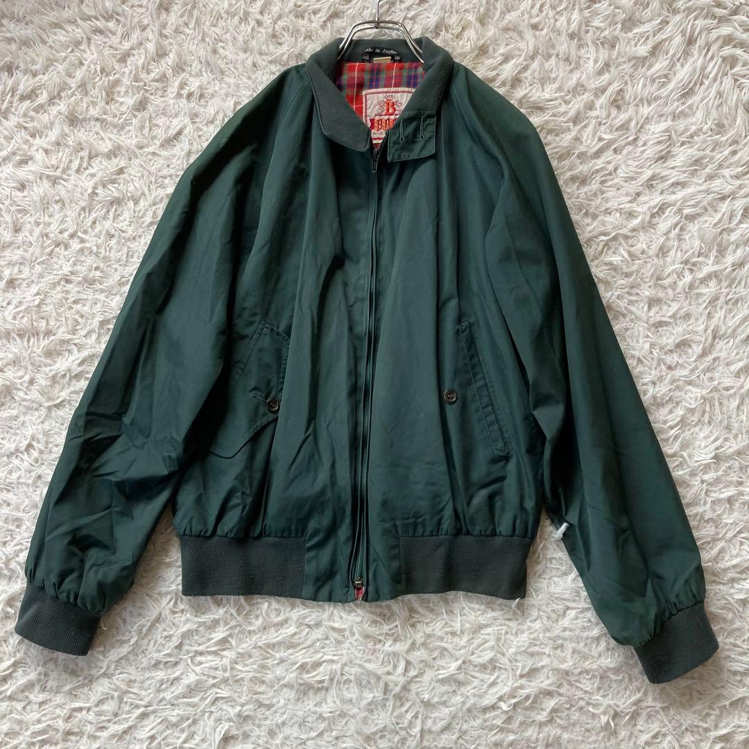 BARACUTA ハリントンジャケット L 40 ダークグリーン スイングトップ