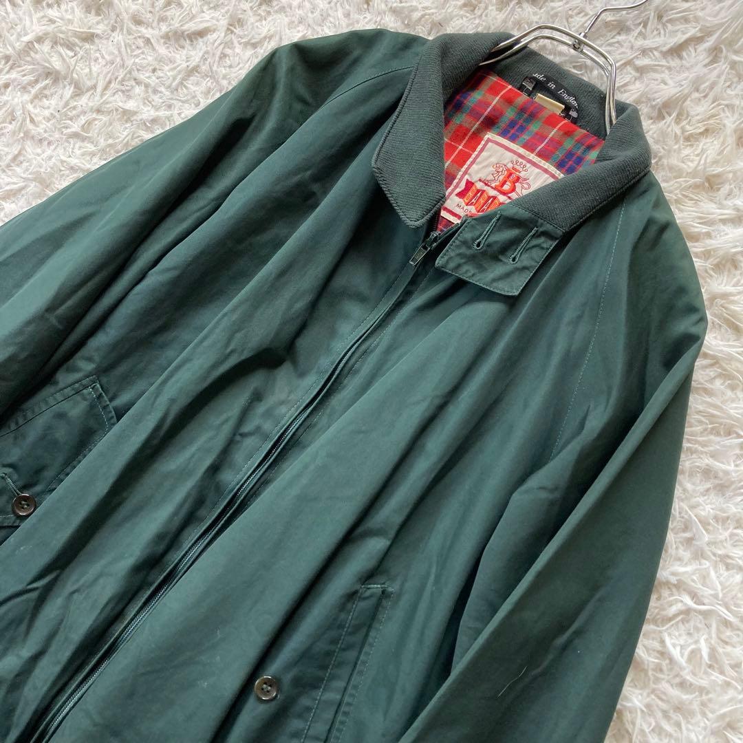 BARACUTA ハリントンジャケット L 40 ダークグリーン スイングトップ