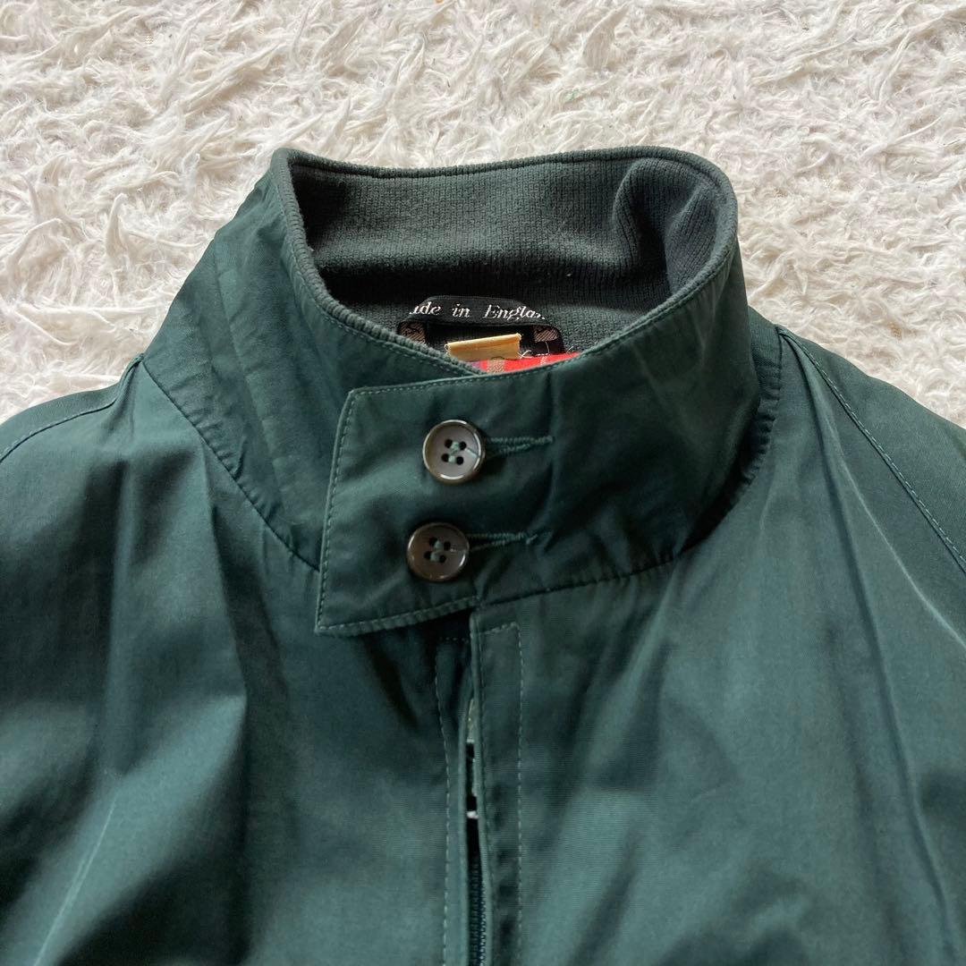BARACUTA ハリントンジャケット L 40 ダークグリーン スイングトップ