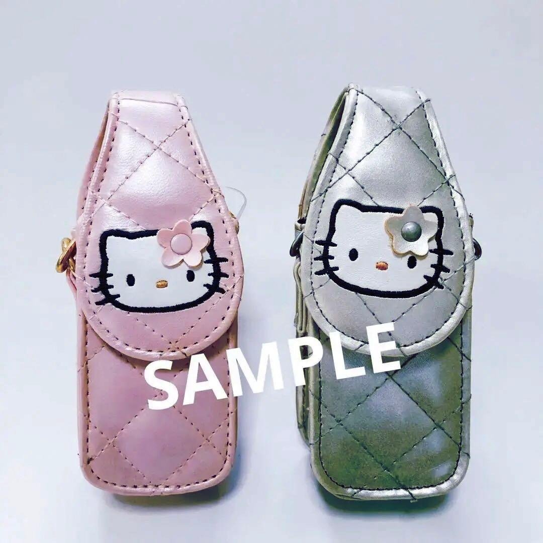 ハローキティ☆SANRIO1997年/キルトシリーズPHS携帯ケースセット