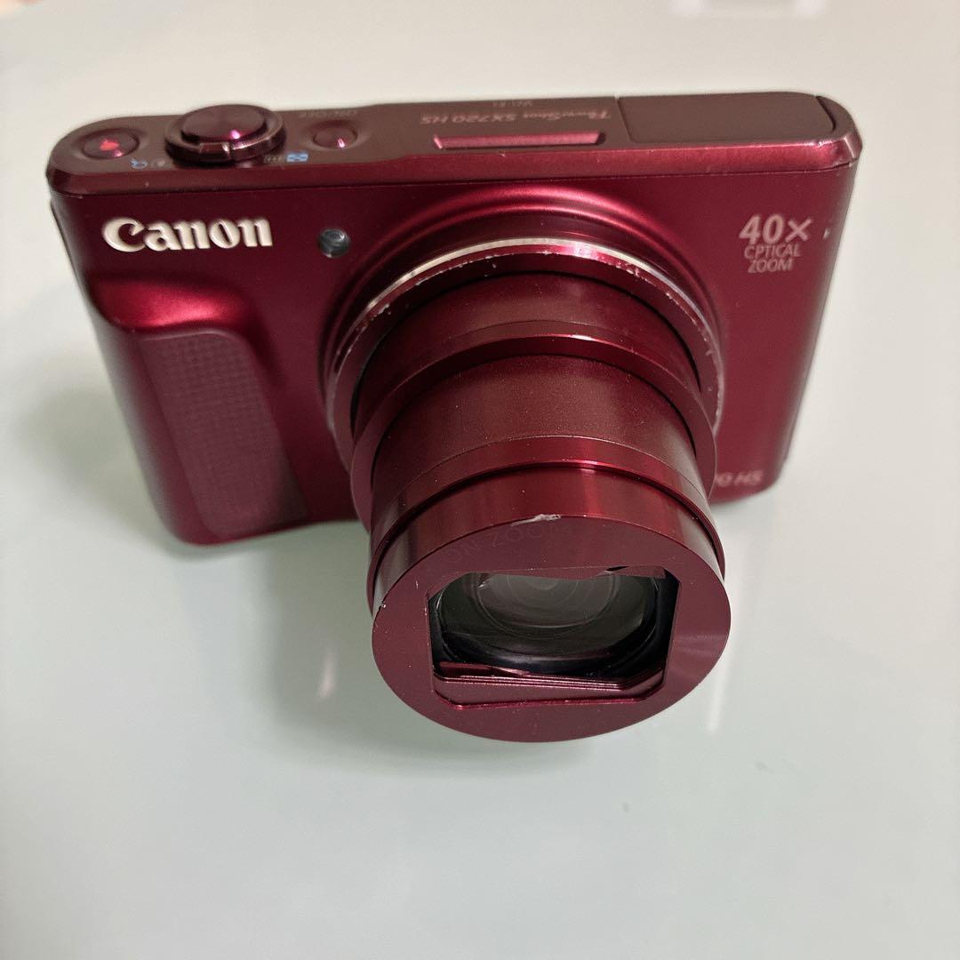 動作品 Canon PowerShot SX720 HSレッド 訳アリ デジカメ