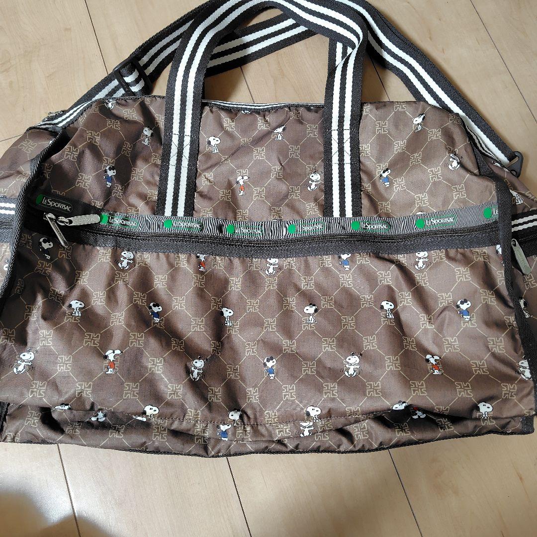 スヌーピー　レスポートサック　ボストンバッグ