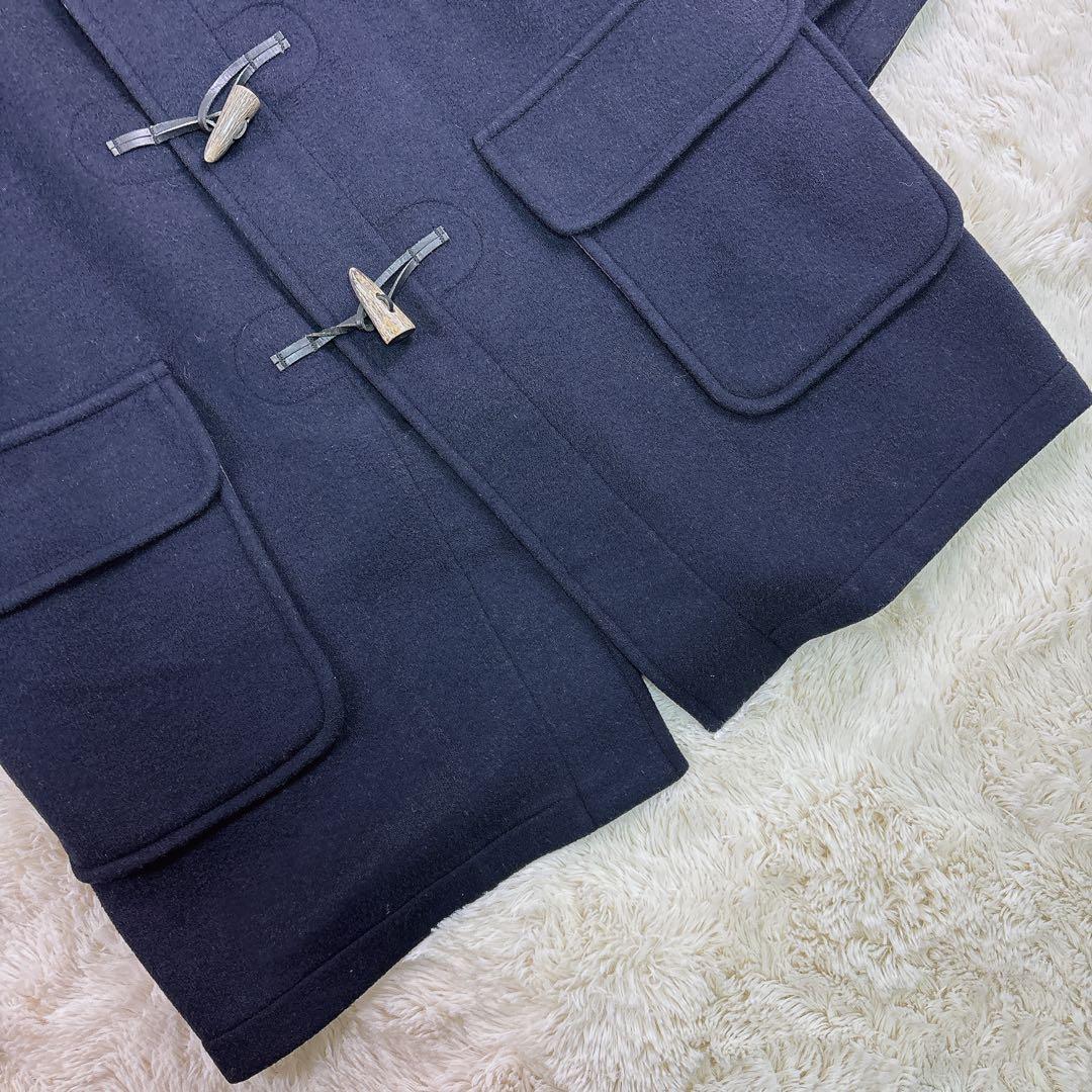 アクアスキュータム　ロンドン　チェック　イギリス製　ダッフルコート　Lサイズ