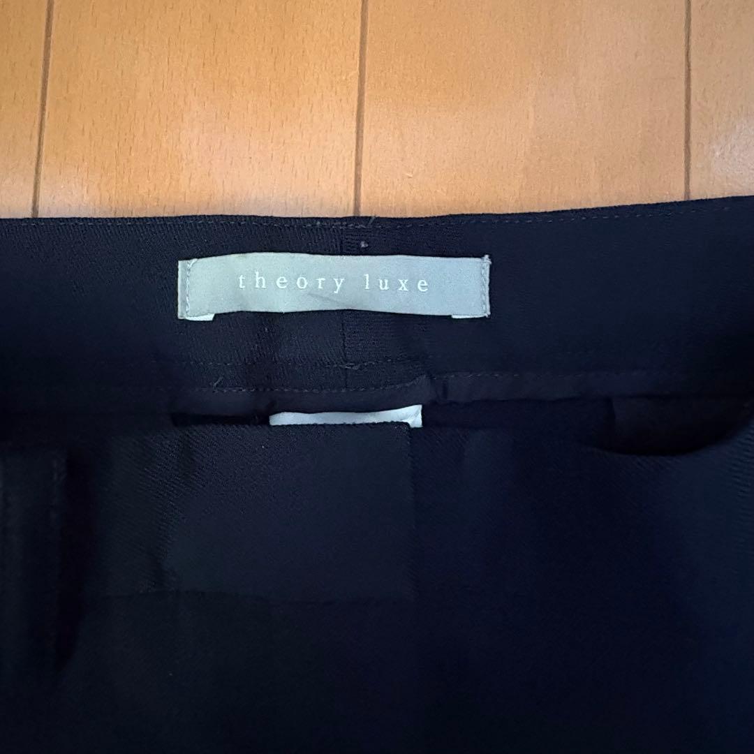 theory luxe パンツスーツ　セットアップ　Mサイズ 日本製ネイビー