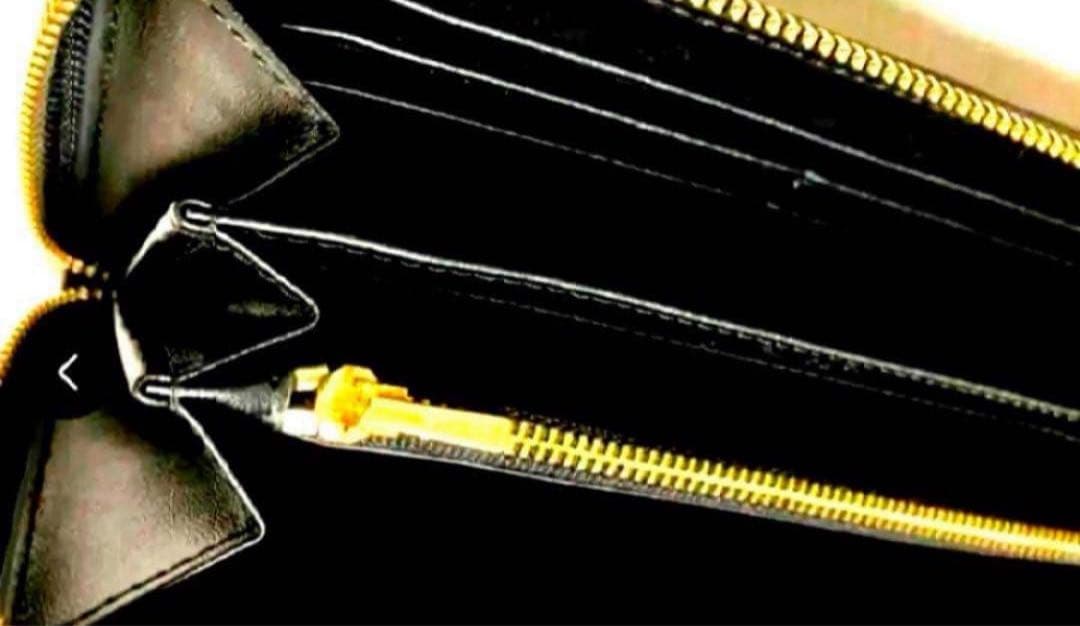 新品未使用品コーチエンボスドスネークレザー長財布【ブラック黒】メンズ　レディース