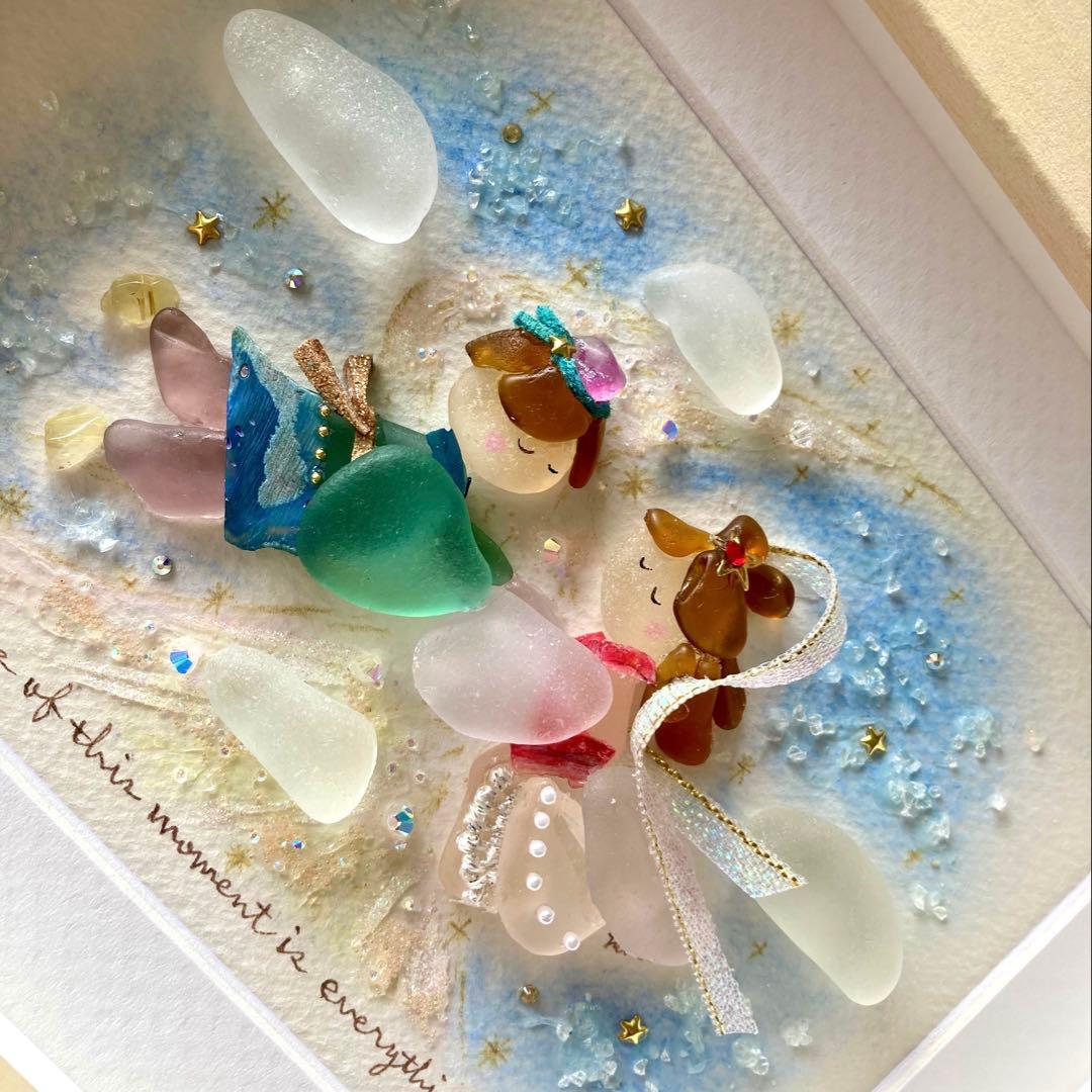 べーちゃん　夏夜の再会　シーグラス／天然石／七夕／織姫