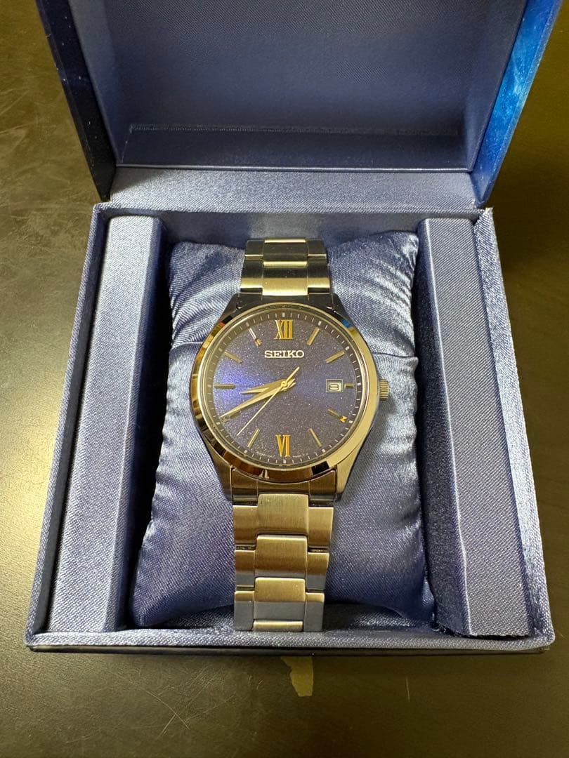 あ*夏様 セイコー【SBPX151】エターナルブルー ソーラー腕時計 mocha