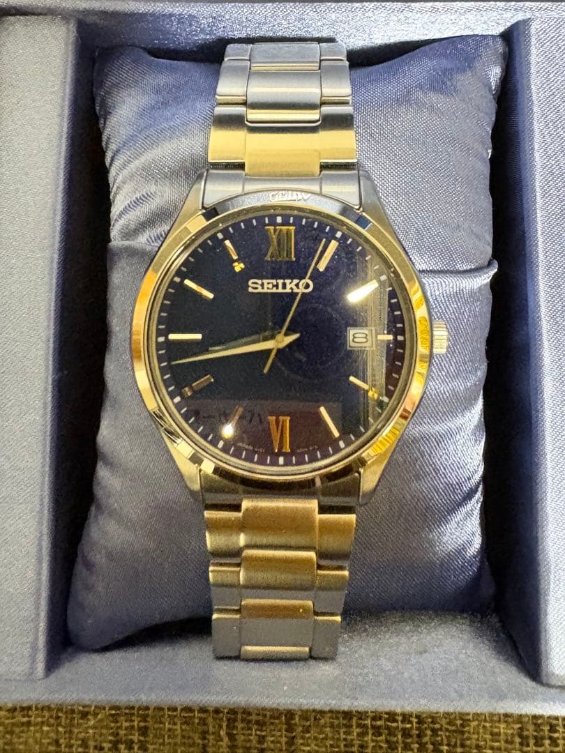 あ*夏様 セイコー【SBPX151】エターナルブルー ソーラー腕時計 mocha