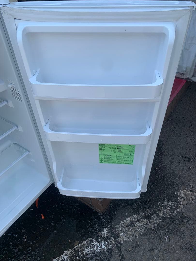 IRIS OHYAMA/アイリスオーヤマ IRJD-9A-Wノンフロン冷蔵庫