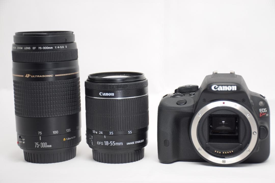 ダブルレンズセット✨Canon EOS Kiss X7✨手振れ補正＆超望遠✨小型