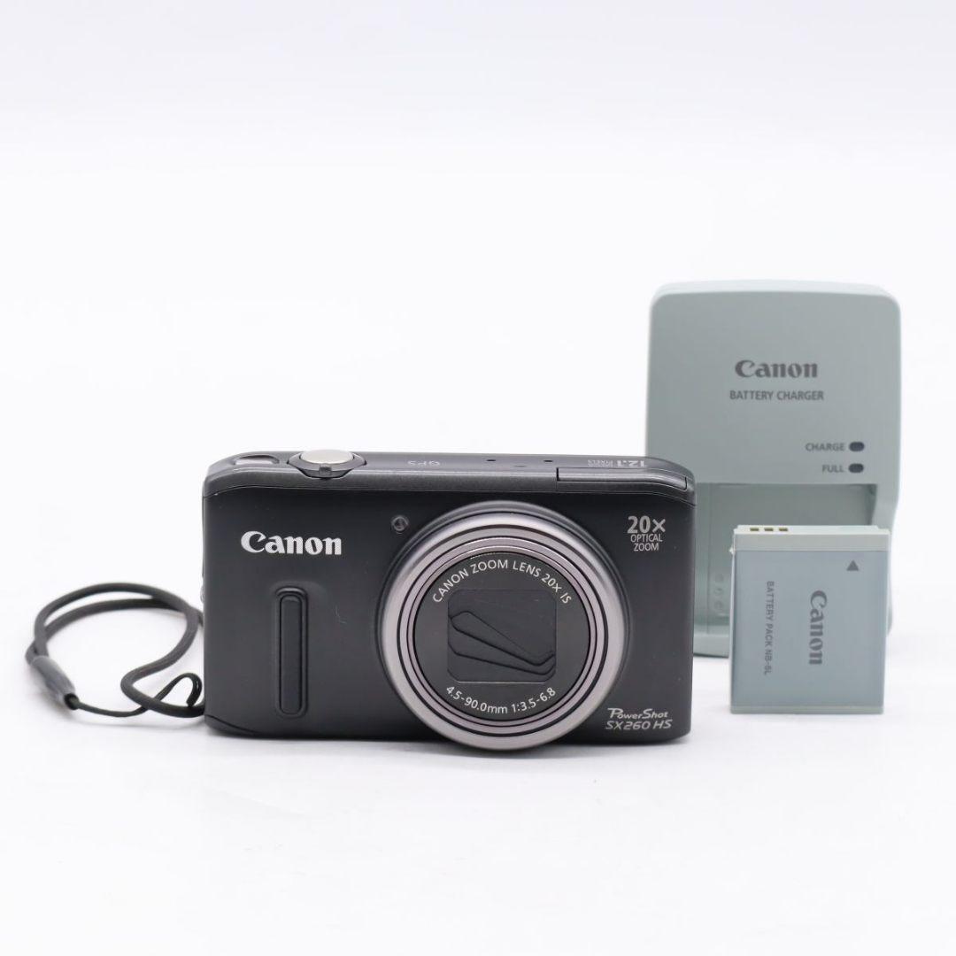 Canon PowerShot SX260HS 光学20倍 GPS 充電器付