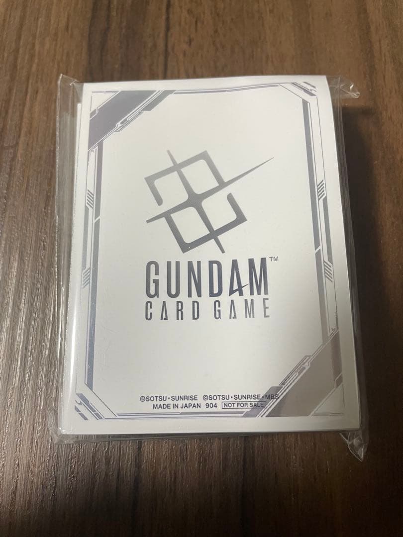 ガンダムカードゲーム　オフィシャルカードスリーブ未開封　β版体験会