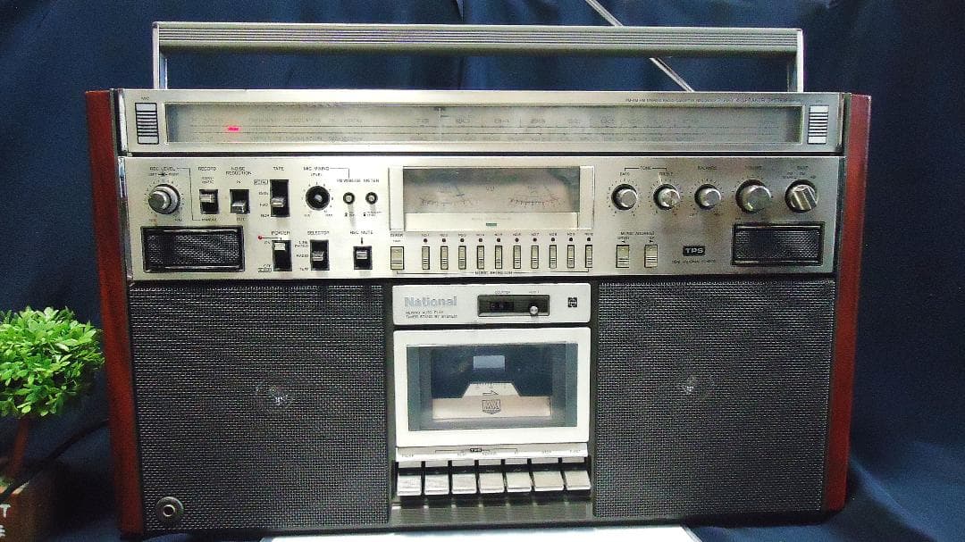 ♪昭和銘機 整備清掃ラジカセ National 「Disco M」RX-5700