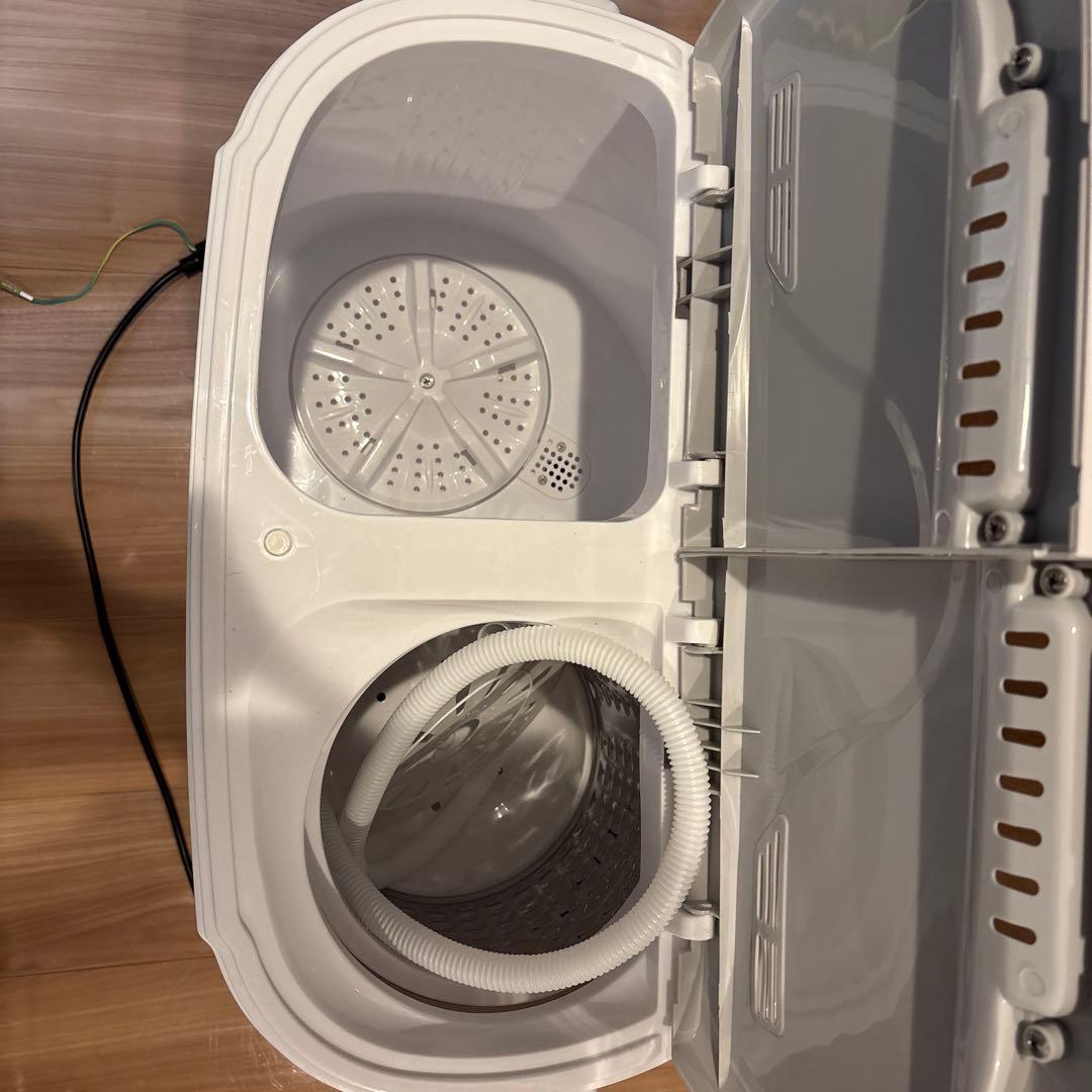 ホワイト 二槽式洗濯機 本体