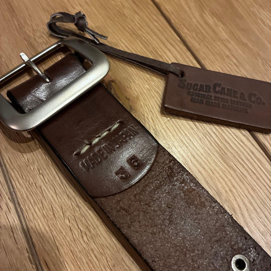 Sugar Cane スタッズレザーベルト　サイズ36