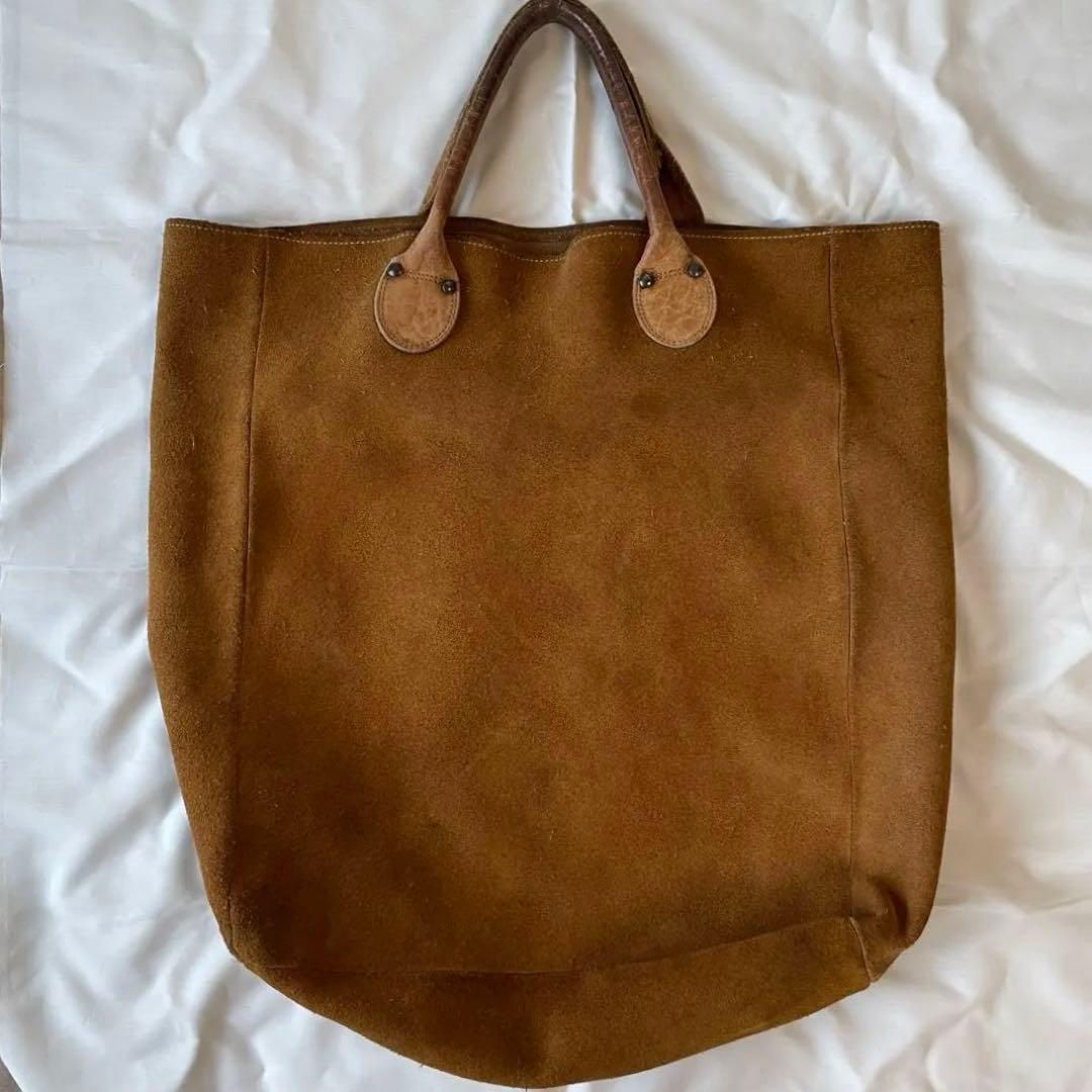バッグ Vintage 80s Brookstone leather tote bag