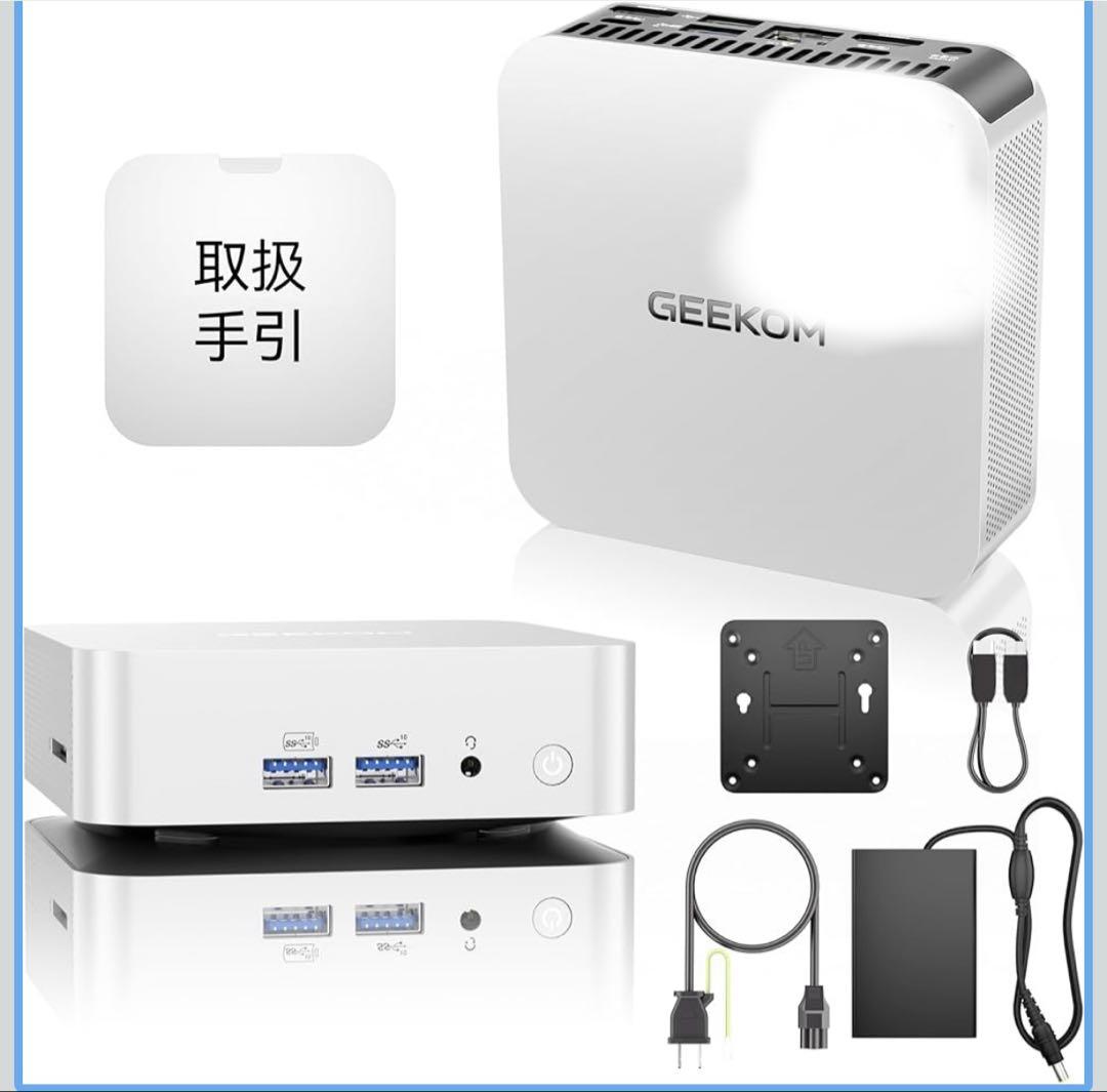 未開封品GEEKOM A6 ミニpc、AMD Ryzen 7 6800H搭載