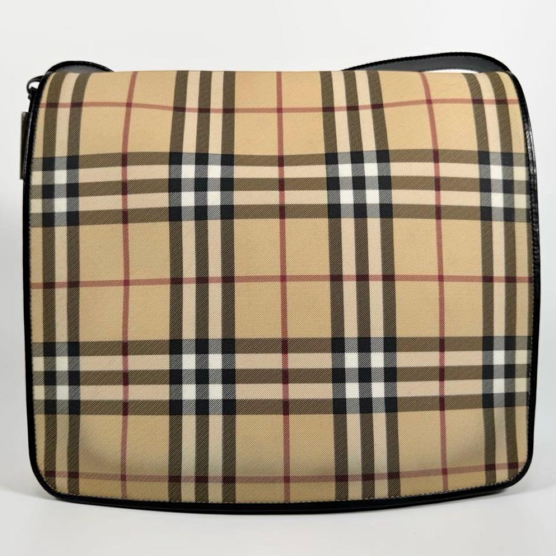 バーバリー ショルダーバッグ メッセンジャーバッグ ノバチェック PVC