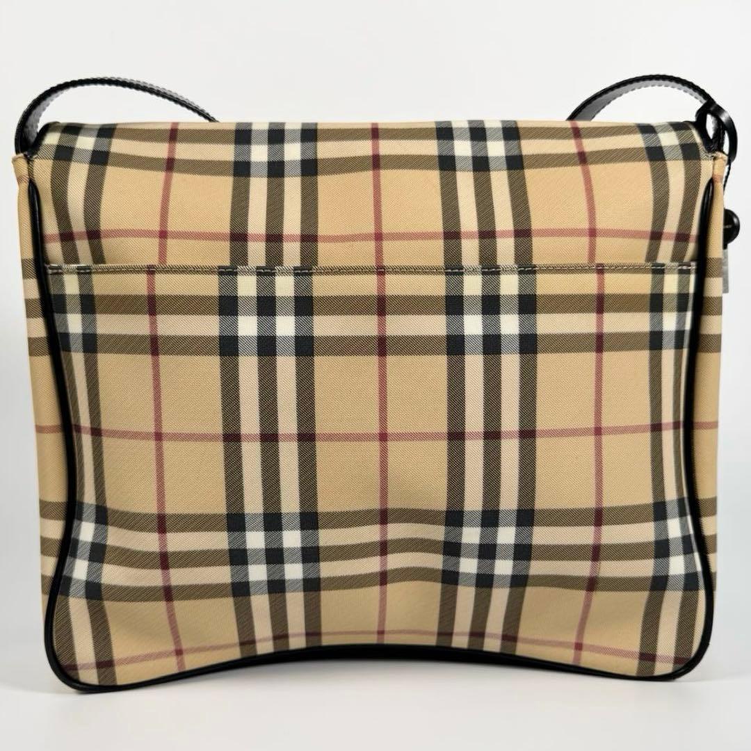 バーバリー ショルダーバッグ メッセンジャーバッグ ノバチェック PVC