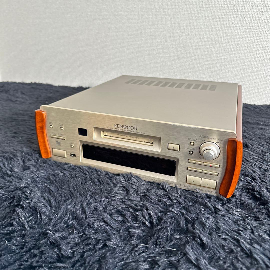 高級 KENWOOD DMF-7003G MDデッキ オーディオ機器