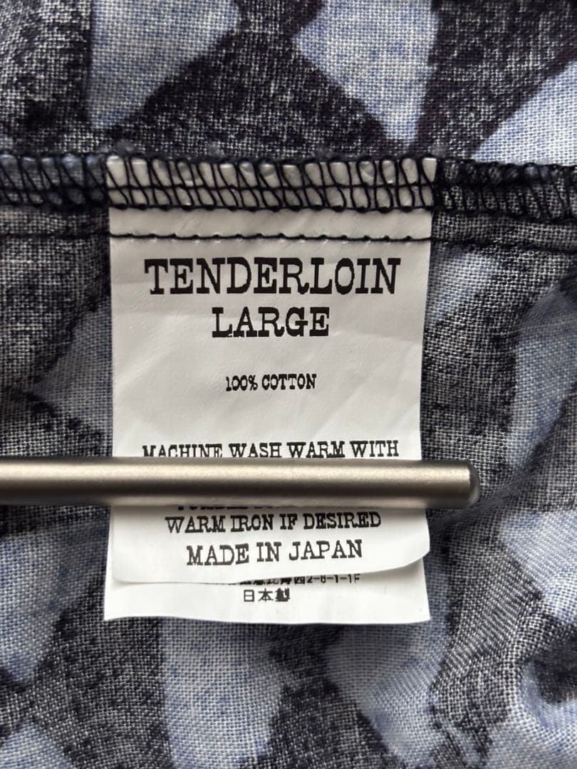 トップス tenderloin print flannel sht t