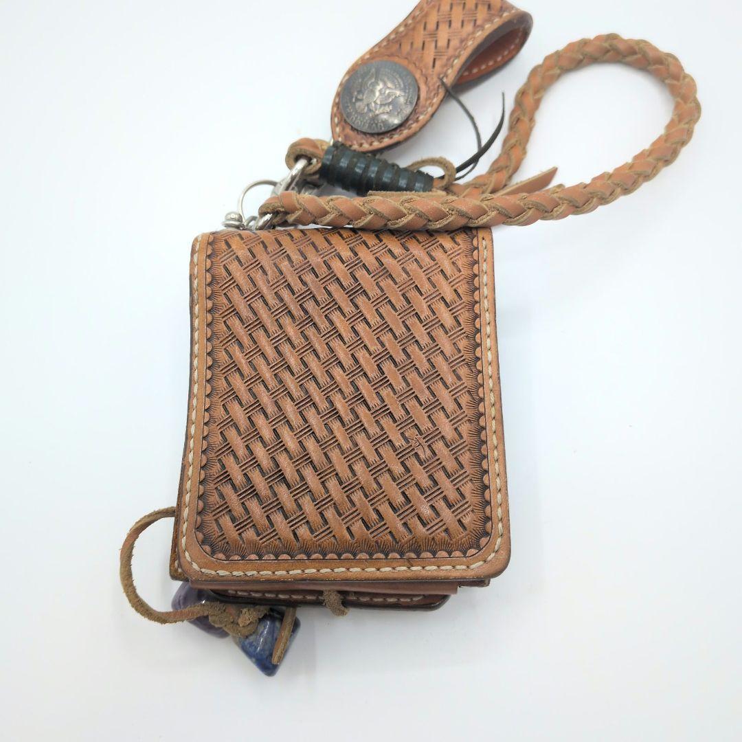 【美品】FUNNY ファニー　二つ折り財布　キーホルダー　バイカーズウォレット