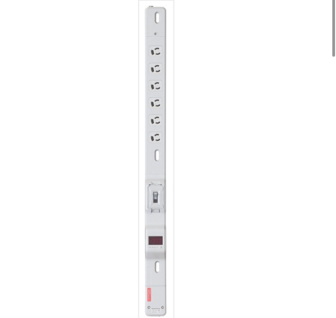 MR7861｜FM20Aコンセントバー（6個 口） 株式会社明工社