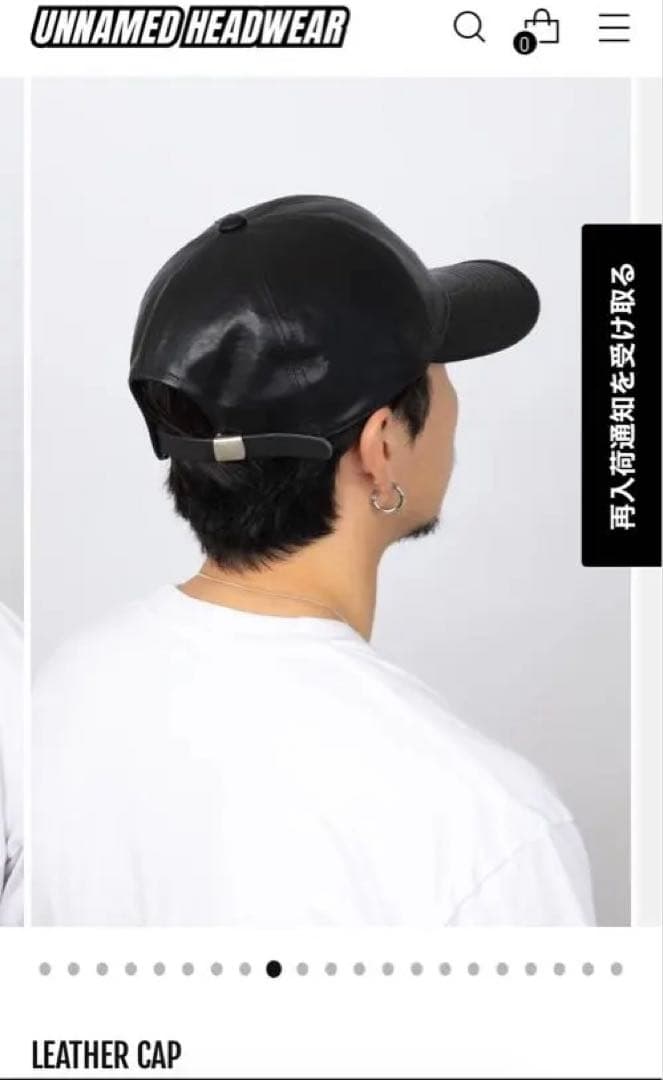 UNNAMED HEADWEAR LEATHER CAP レザーキャップ