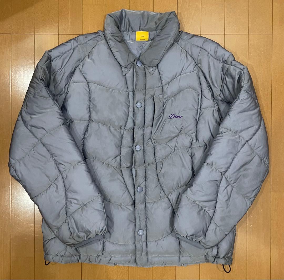 【完売品】Dime Wave Puffer Jacket XLサイズ 希少グレー