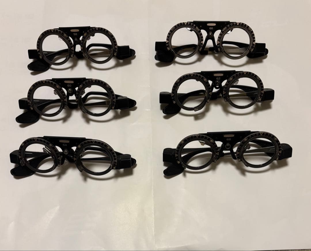 検眼フレーム　58、60、62、64、66、68 CHERRY
