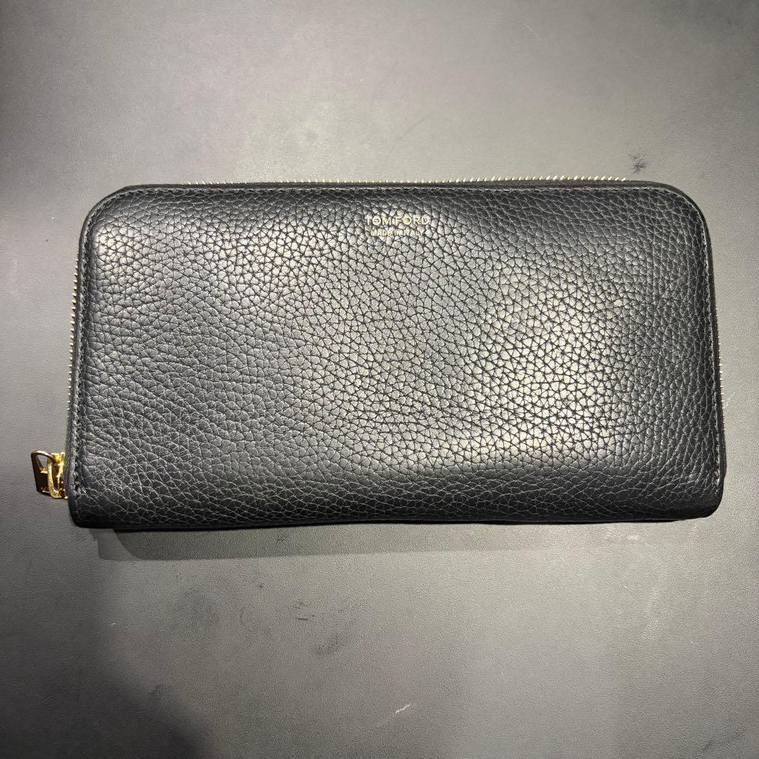 TOM FORD トムフォード 長財布 レザー ブラック
