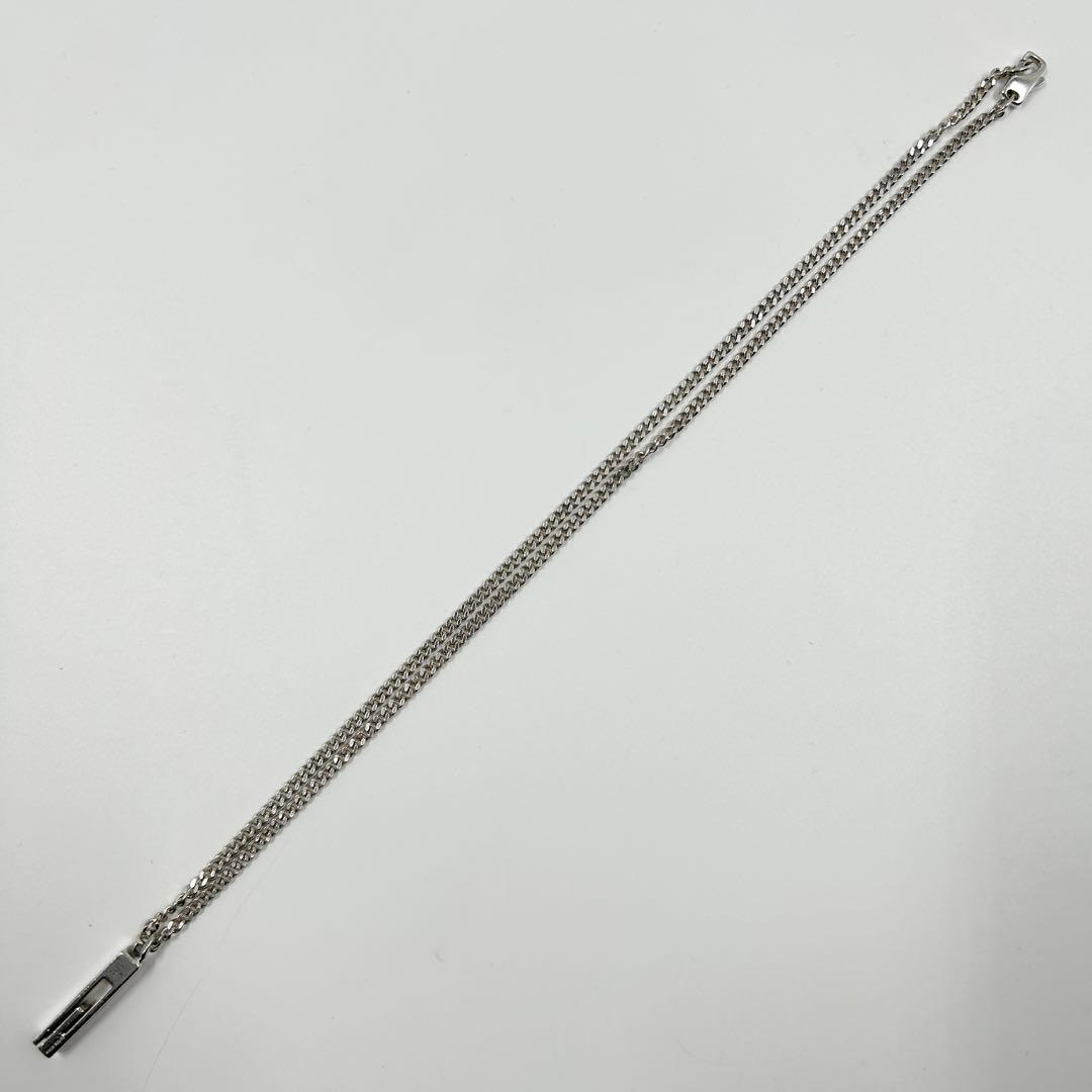 美品✨　グッチ　GUCCI ネックレス　カットアウト　スクエア　Gモチーフ　Ag