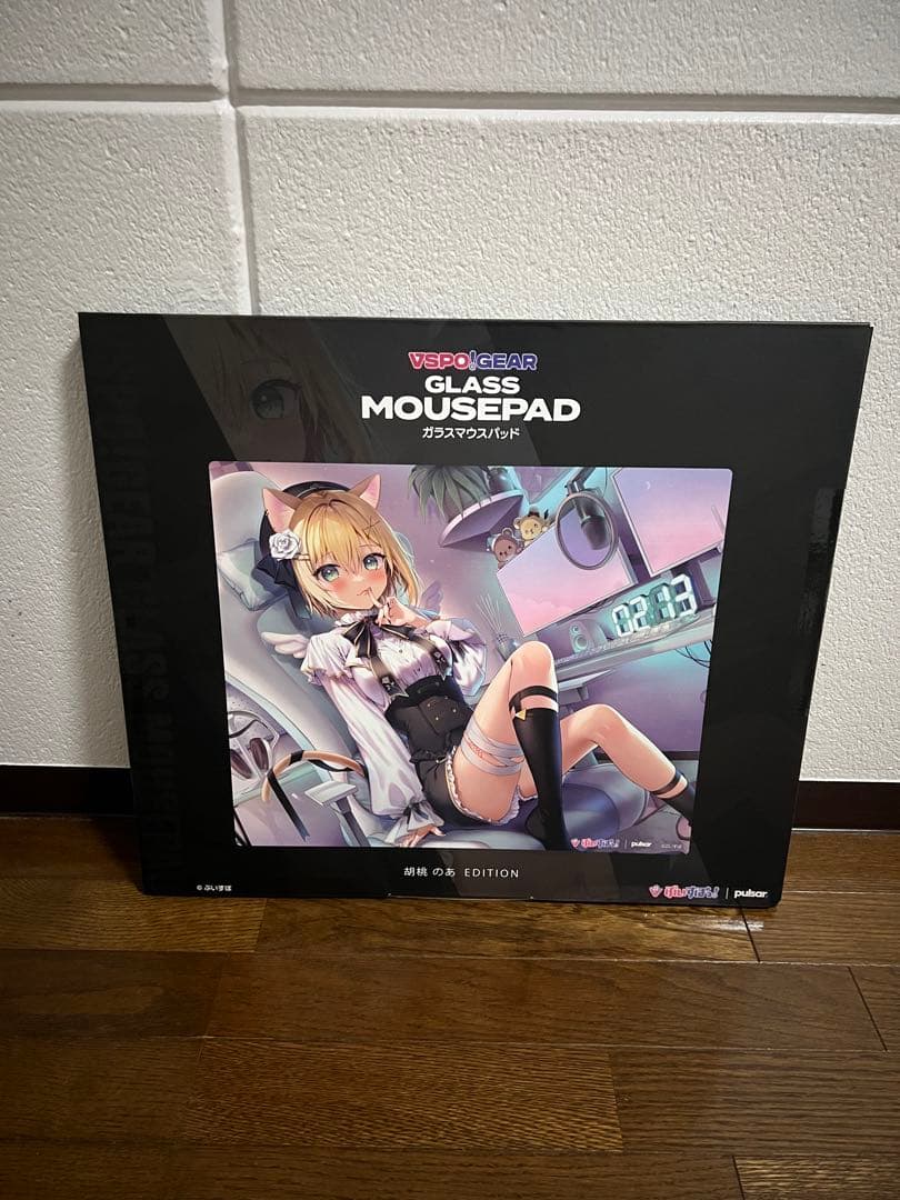 未使用　ぷいすぽっ！　VSPO! GEAR ガラスマウスパッド胡桃のあ