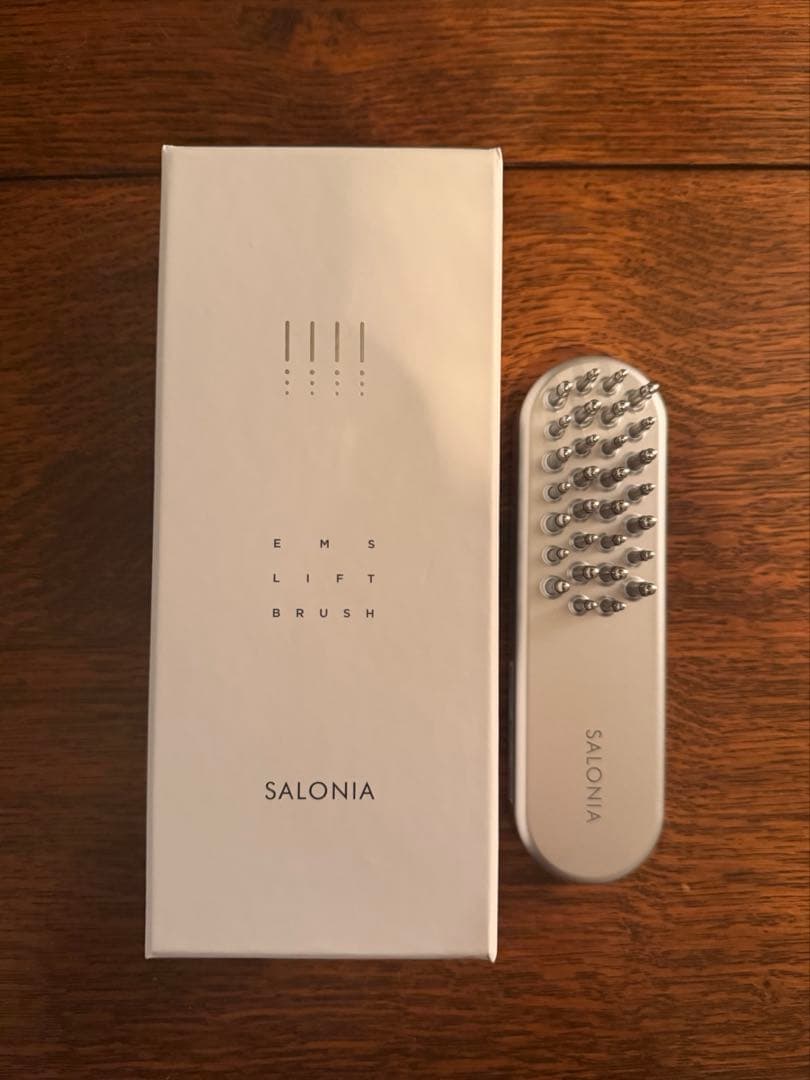 SALONIA EMS LIFT BRUSH シルバー　保証書付き
