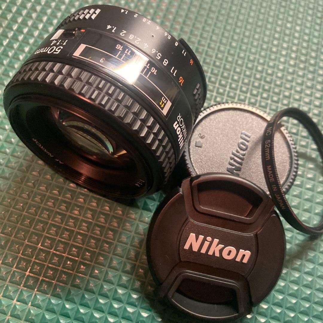 Nikon AI AF NIKKOR 50mm f/1.4D　NCフィルター付