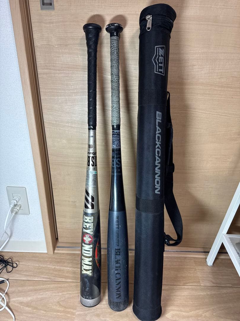 おまけ付き　ミズノビヨンド2TB-40140&ゼットブラックキャノン 軟式バット