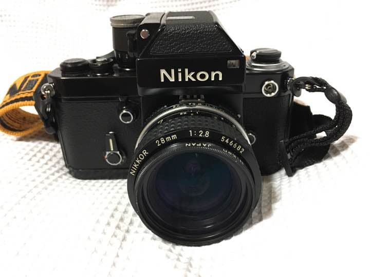 Nikon F2 フィルムカメラ＋Ai NIKKOR 28mm 1:2.8