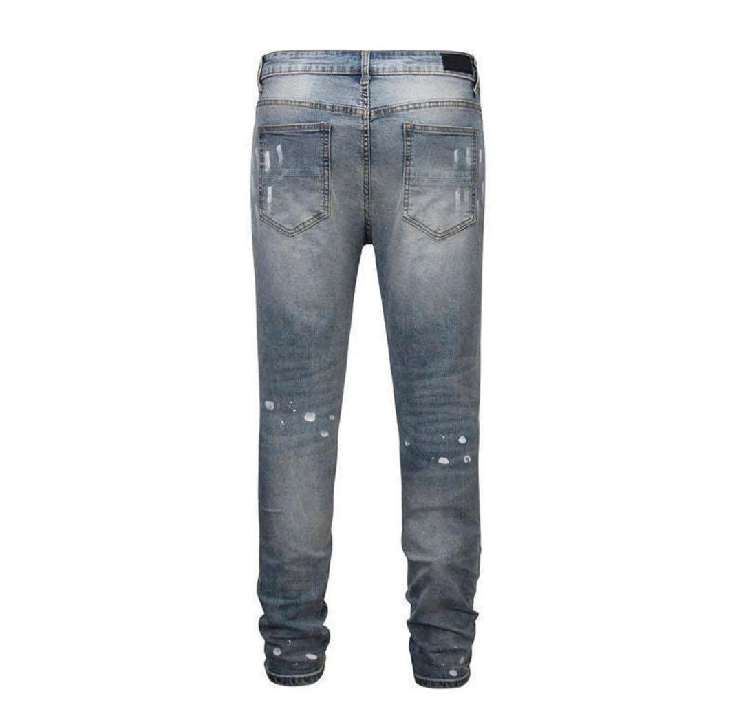 HESNTLSダメージ スキニー デニム パンツ 28